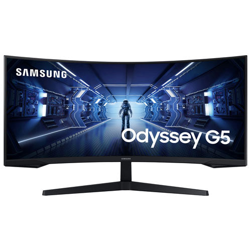 SAMSUNG Odyssey G5 Curved LC34G55TWWNXZA - 34" WQHD 3440 x 1440 (2K) | 165Hz, 1ms, HDR10, FreeSync
