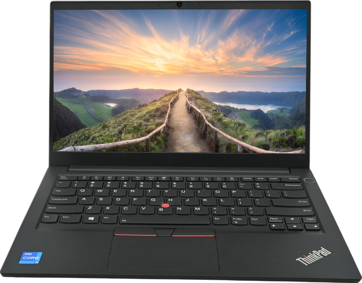 Ordinateur portable professionnel Lenovo ThinkPad E14 Gen 2 reconditionné – Intel Core i5-1135G7 | Écran tactile 14" FHD | 16 Go de RAM | SSD 256 Go | Windows 11 Pro