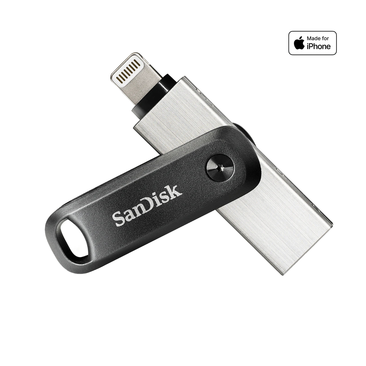 SanDisk iXpand Flash Drive Go 256GB USB 3.0 for iPhone & iPad with Lightning and USB-A