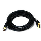 Cables DVI-D Dual Link Male to Male Cable - 15ft - 28AWG - Black