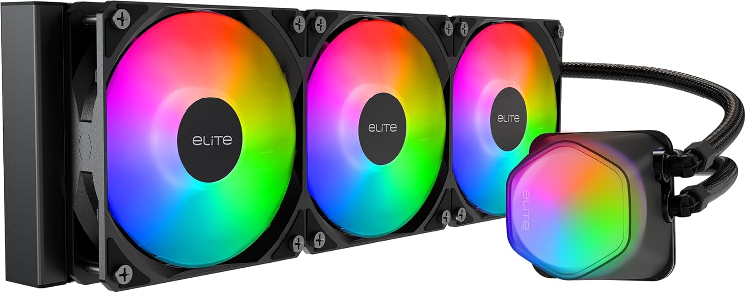 Cooler Master MasterLiquid ML360 RGB CPU Liquid Cooler - 360mm ARGB AIO Water Cooling