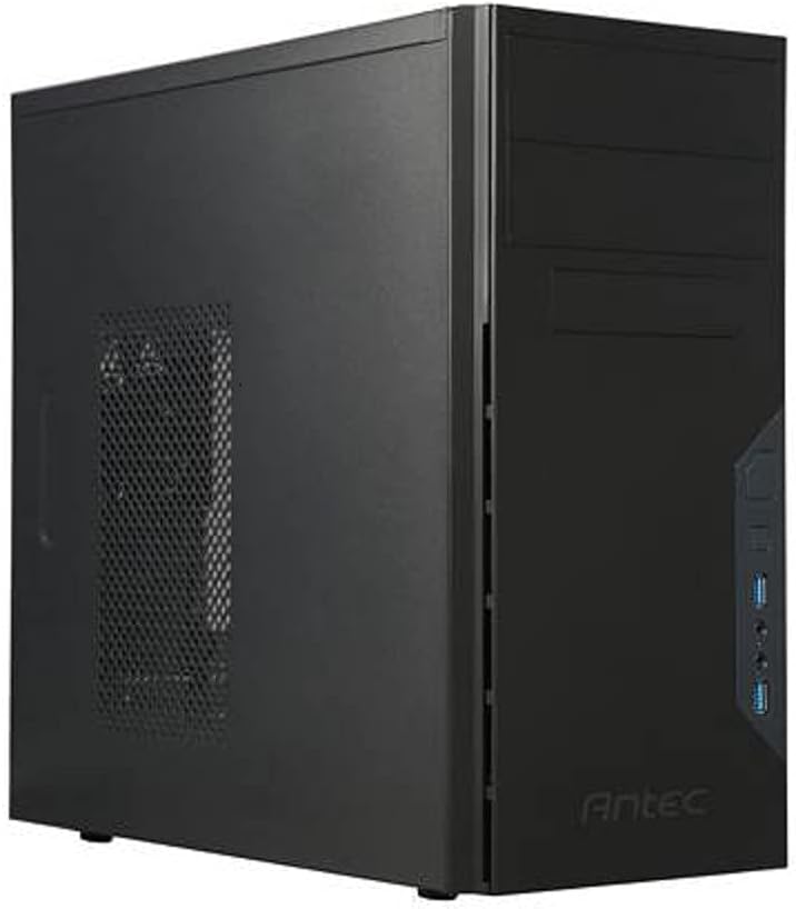 Antec VSK3000E-U3 Micro-ATX Mini Tower Case | USB 3.0 | Black & White