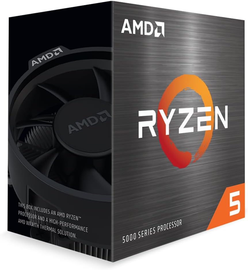 AMD Ryzen 5 5500 CPU - AM4 | 6 Cores, 3.6GHz/4.2GHz, 19MB Cache, No Integrated Graphics