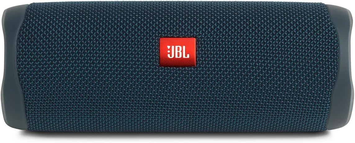 JBL Flip 5 Portable Bluetooth Speaker Blue – Waterproof IPX7, PartyBoost & 12-Hour Battery
