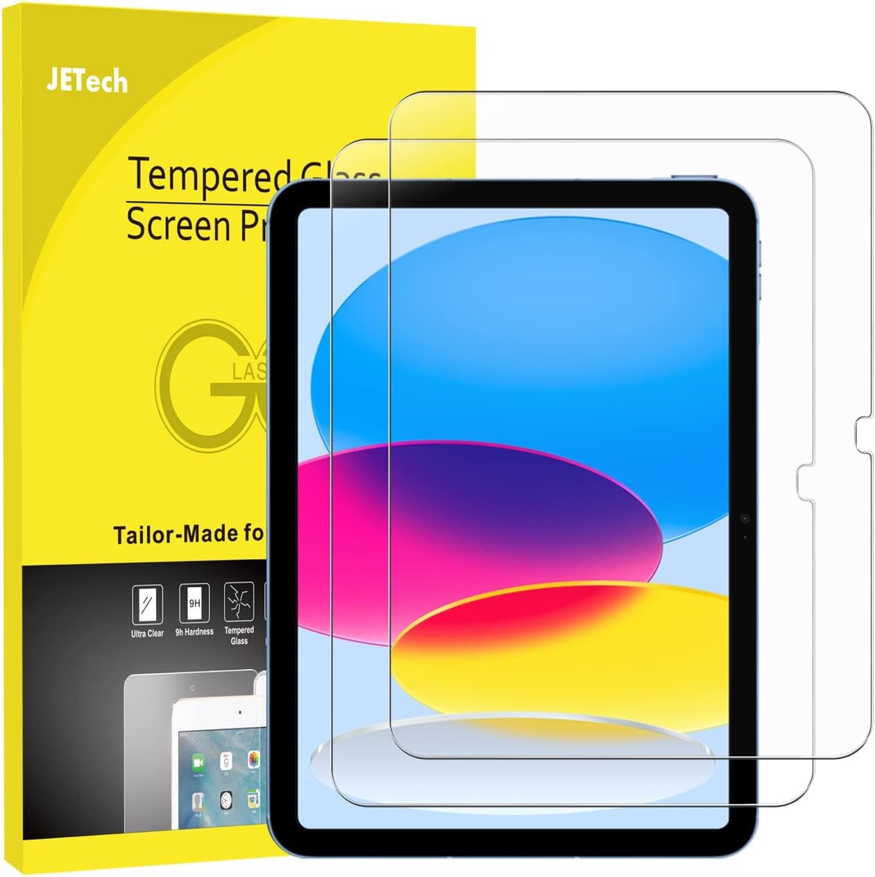 JETech Tempered Glass Screen Protector for iPad Pro 12.9
