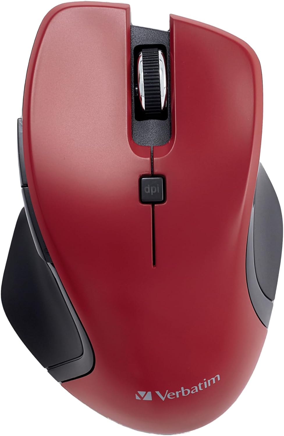 Verbatim USB-C Wireless Blue LED Mouse – USB-C Wireless Blue LED Mouse – 1600 DPI – Red