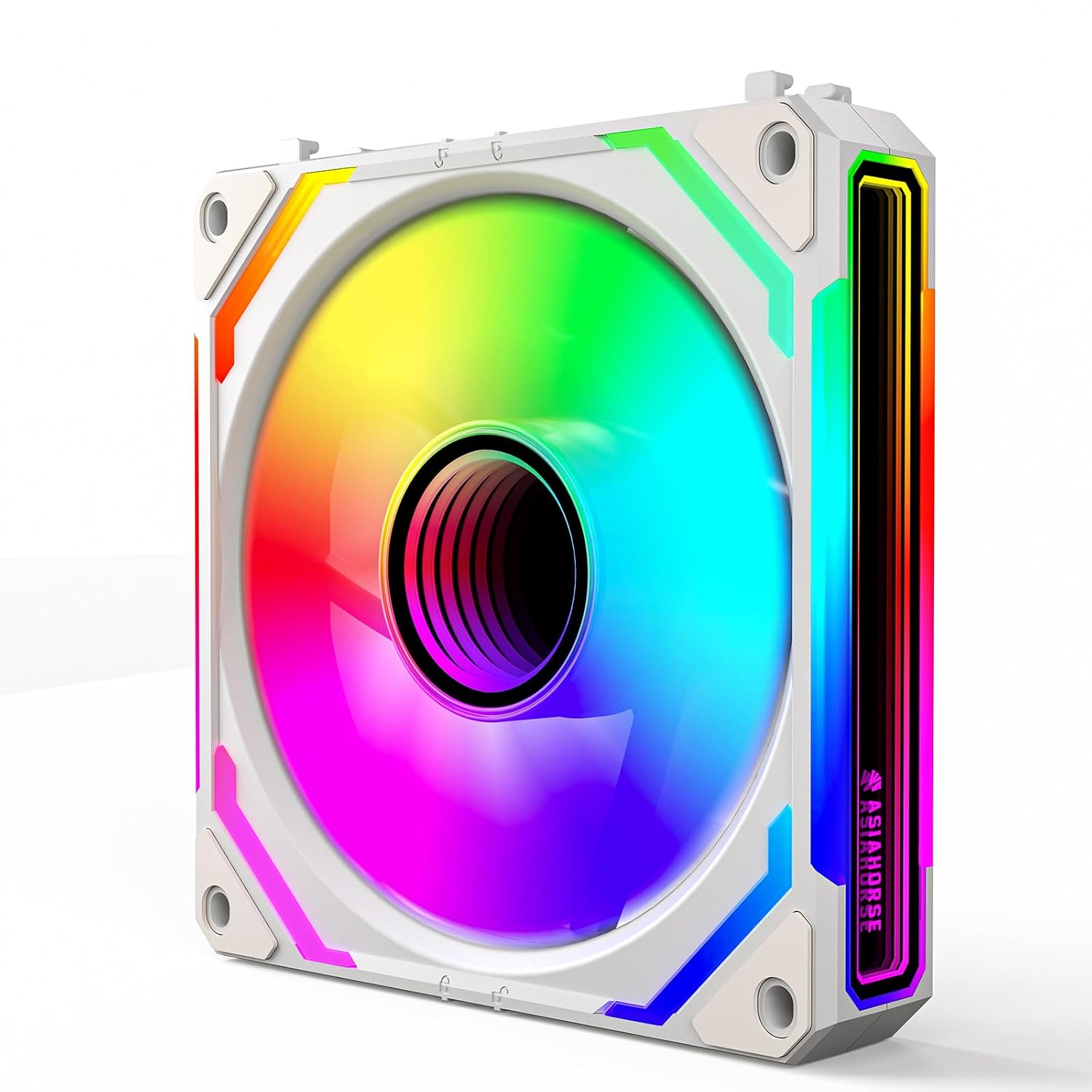 AsiaHorse COSMIQ UNI 120mm ARGB Case Fan Kit - 3 Pack | PWM RGB Cooling Fans with Controller
