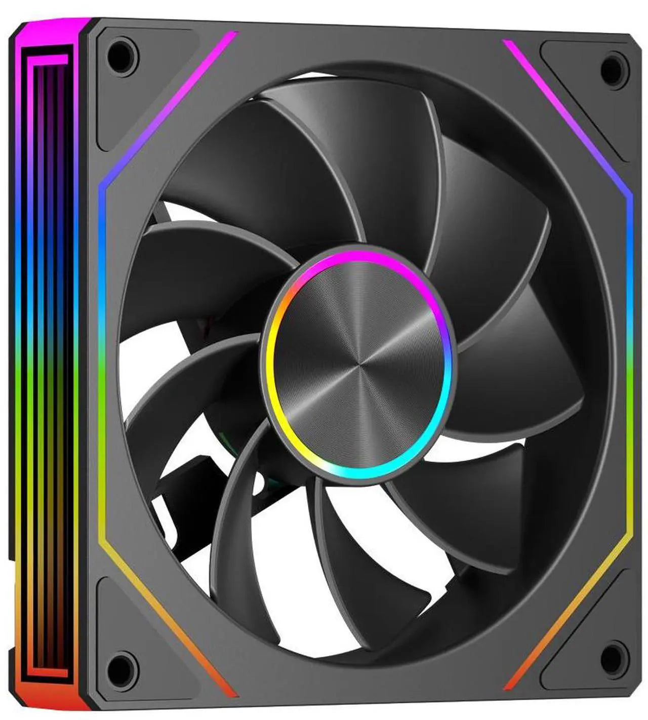 Title PCCOOLER FG120R ARGB 120mm Reversed Case Fan - Black | PWM Low Noise Cooling Fan