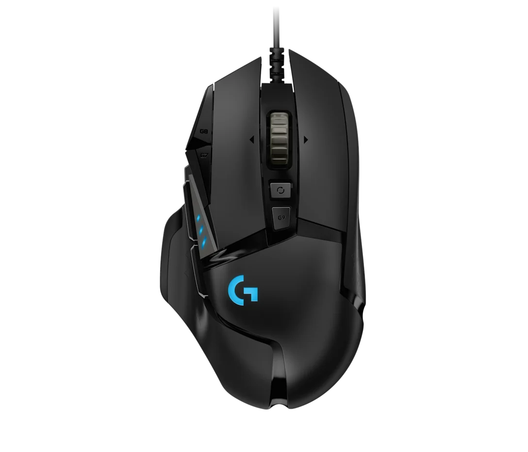 Souris gaming Logitech G502 HERO – Souris gaming filaire RVB HERO 25K – 25 600 PPP – Noir