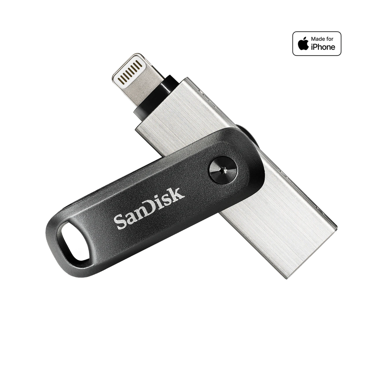 SanDisk iXpand Flash Drive Go 128GB USB 3.0 for iPhone & iPad with Lightning and USB-A