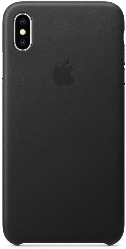 Apple Leather Case for iPhone XS Max - Black