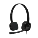 Logitech H151 Stereo Headset with Noise-Cancelling Microphone – 3.5 mm Black