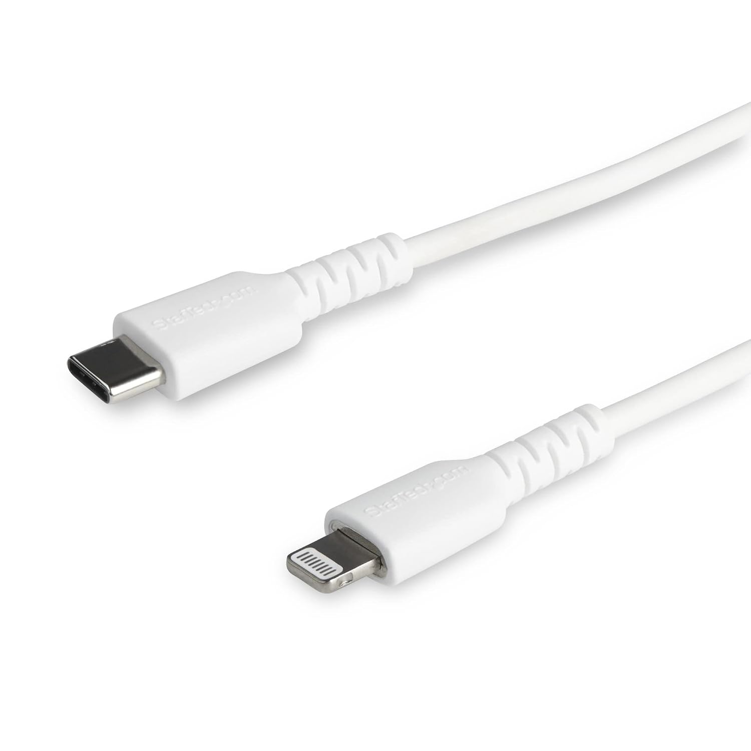 StarTech.com USB-C to Lightning Cable 2m – MFi Certified – White – RUSBCLTMM2MW