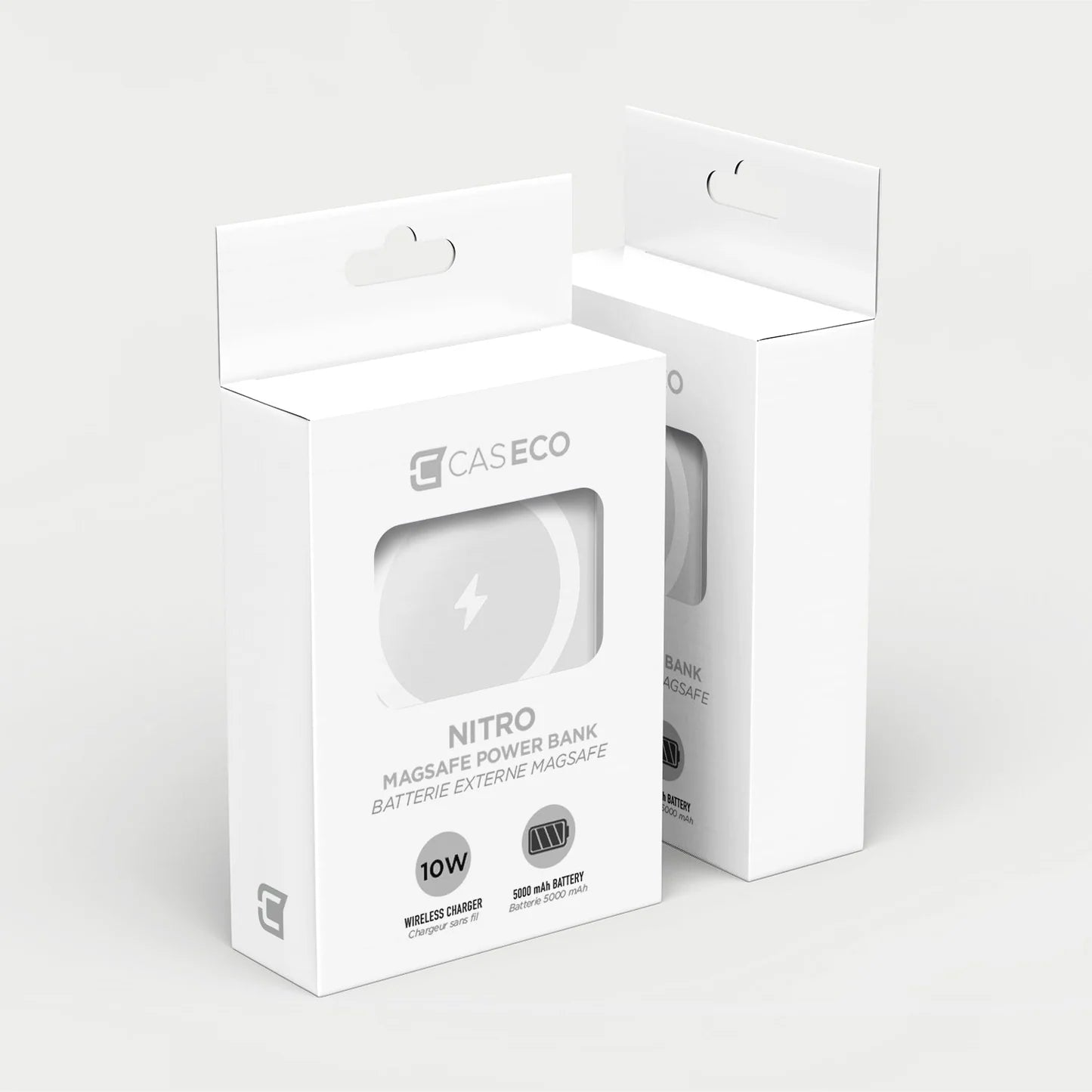 Caseco MagSafe 5000mAh Magnetic Wireless Power Bank - Black