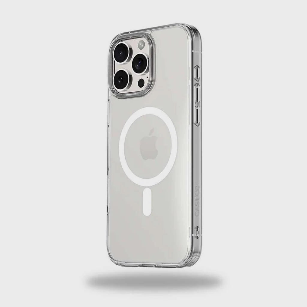Caseco iPhone 16 Pro Starter Pack Bundle - Fremont Clear Case, Tempered Glass & 30W Charger