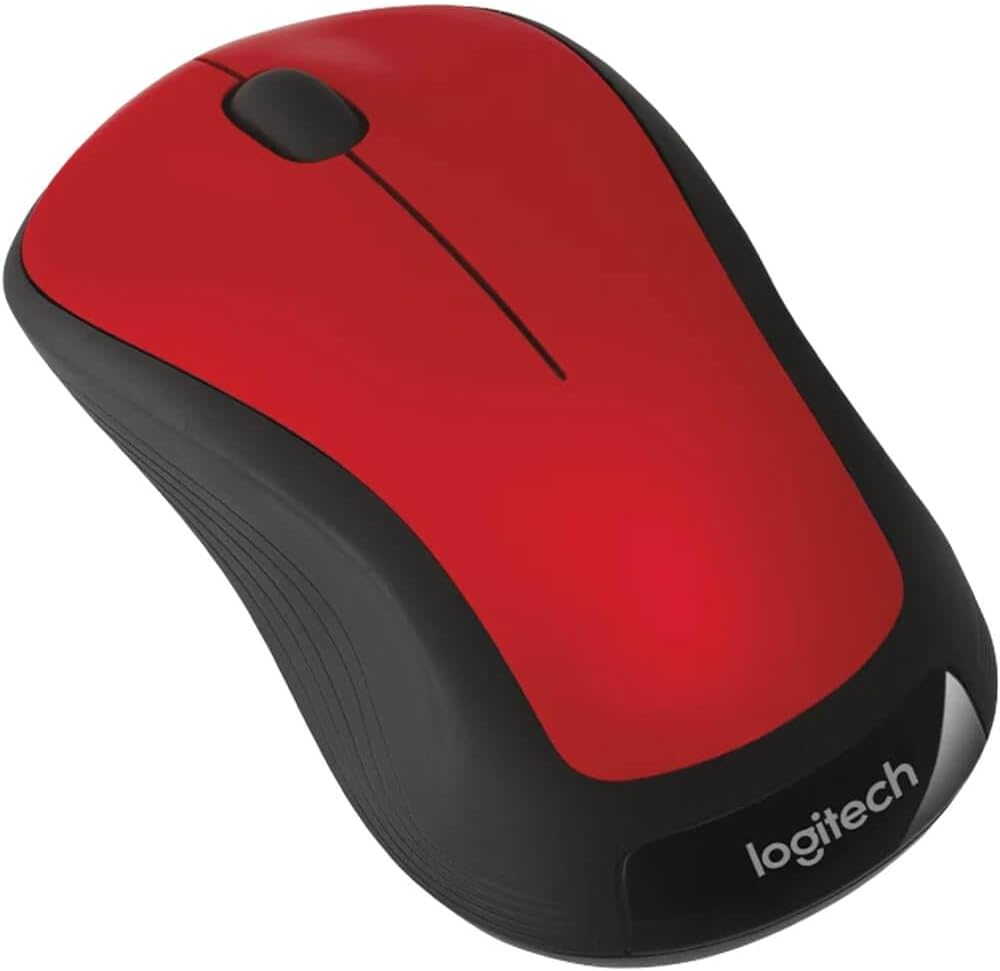 Logitech M310 Wireless Mouse – Wireless Optical Mouse – 1000 DPI – Red
