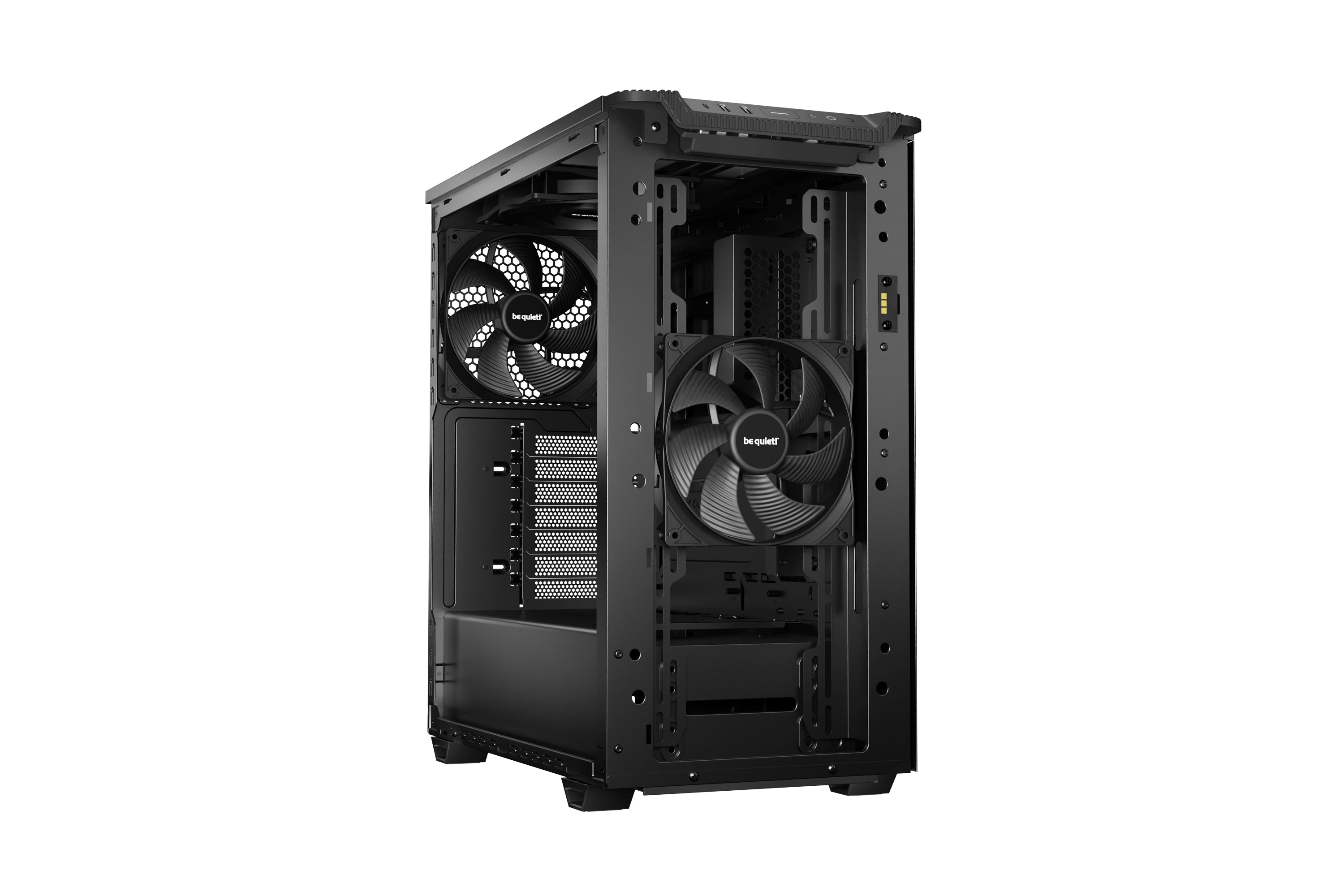 be quiet! Pure Base 501 DX Black ATX Mid-Tower Case | 3 Pure Wings 3 PWM Fans | High Airflow