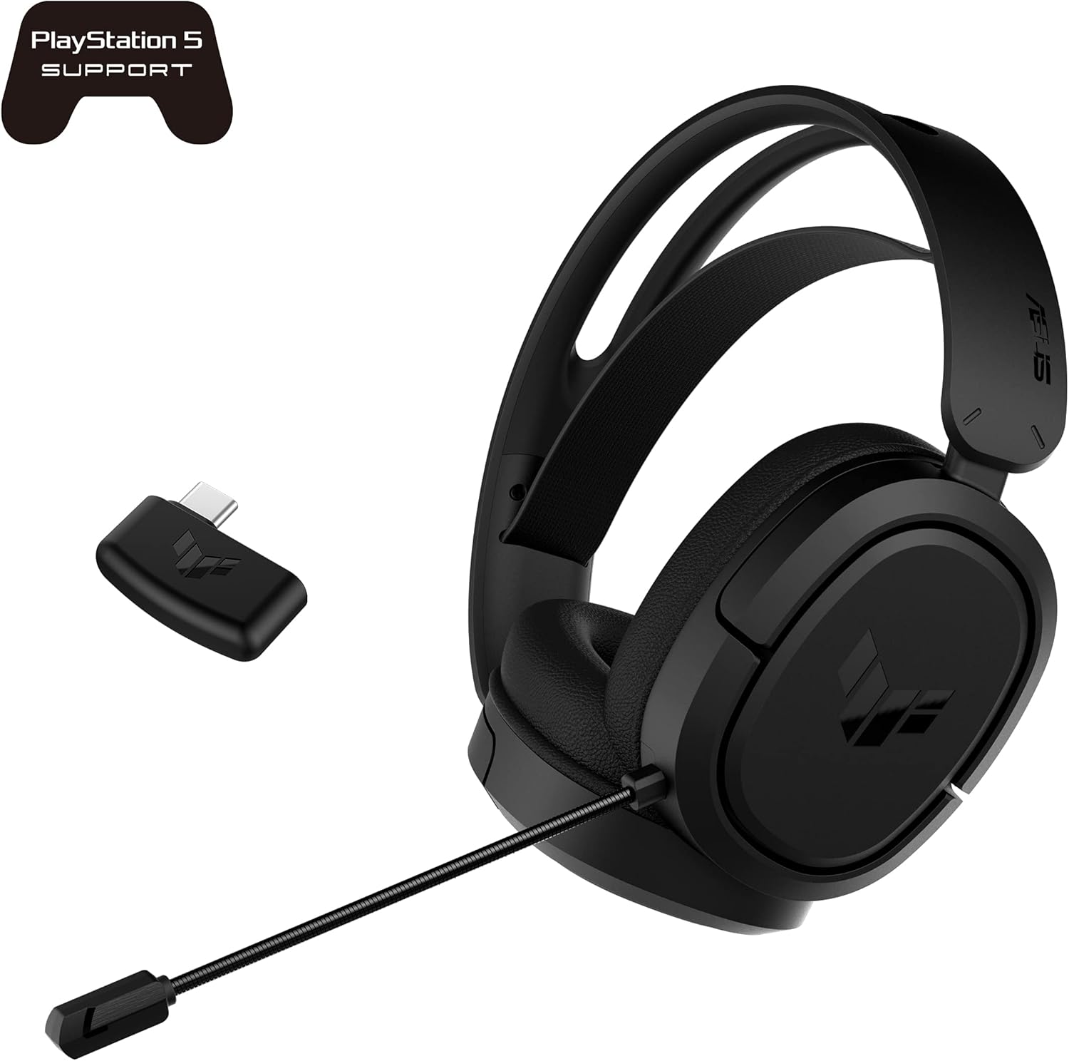 ASUS TUF Gaming H1 Wireless Headset – 2.4GHz Low-Latency, Virtual 7.1 Surround & 40mm Essence Drivers