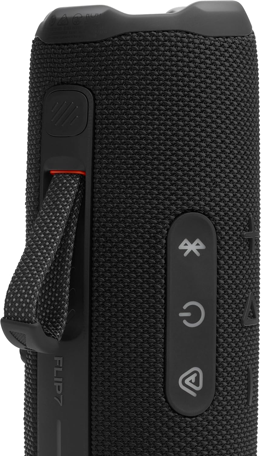 Enceinte Bluetooth portable JBL Flip 7 – Étanche IP68, amplificateur de son IA et 16 heures d'autonomie