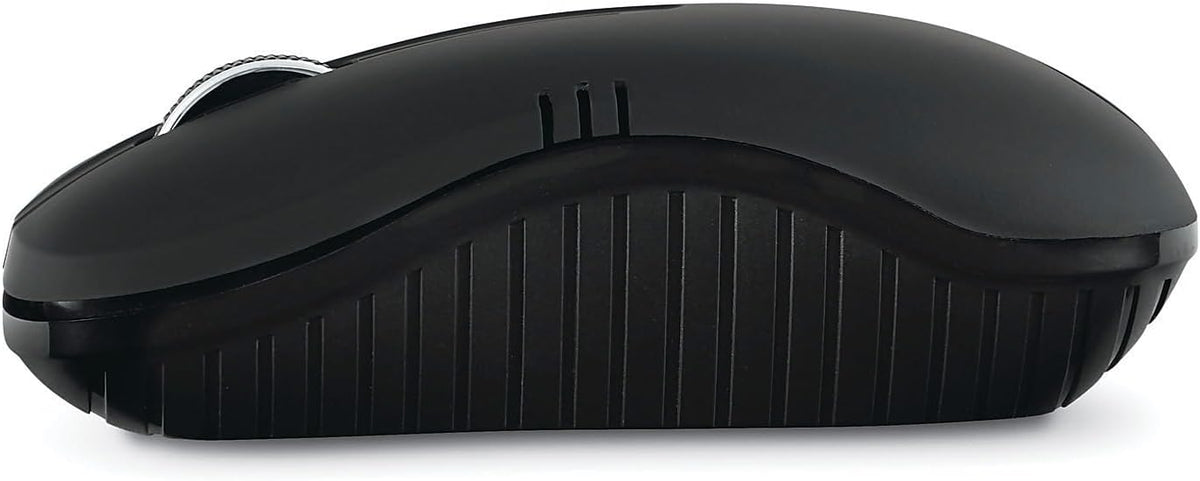 Souris LED bleue sans fil Verbatim – Souris LED bleue sans fil – 1200 DPI – Noire