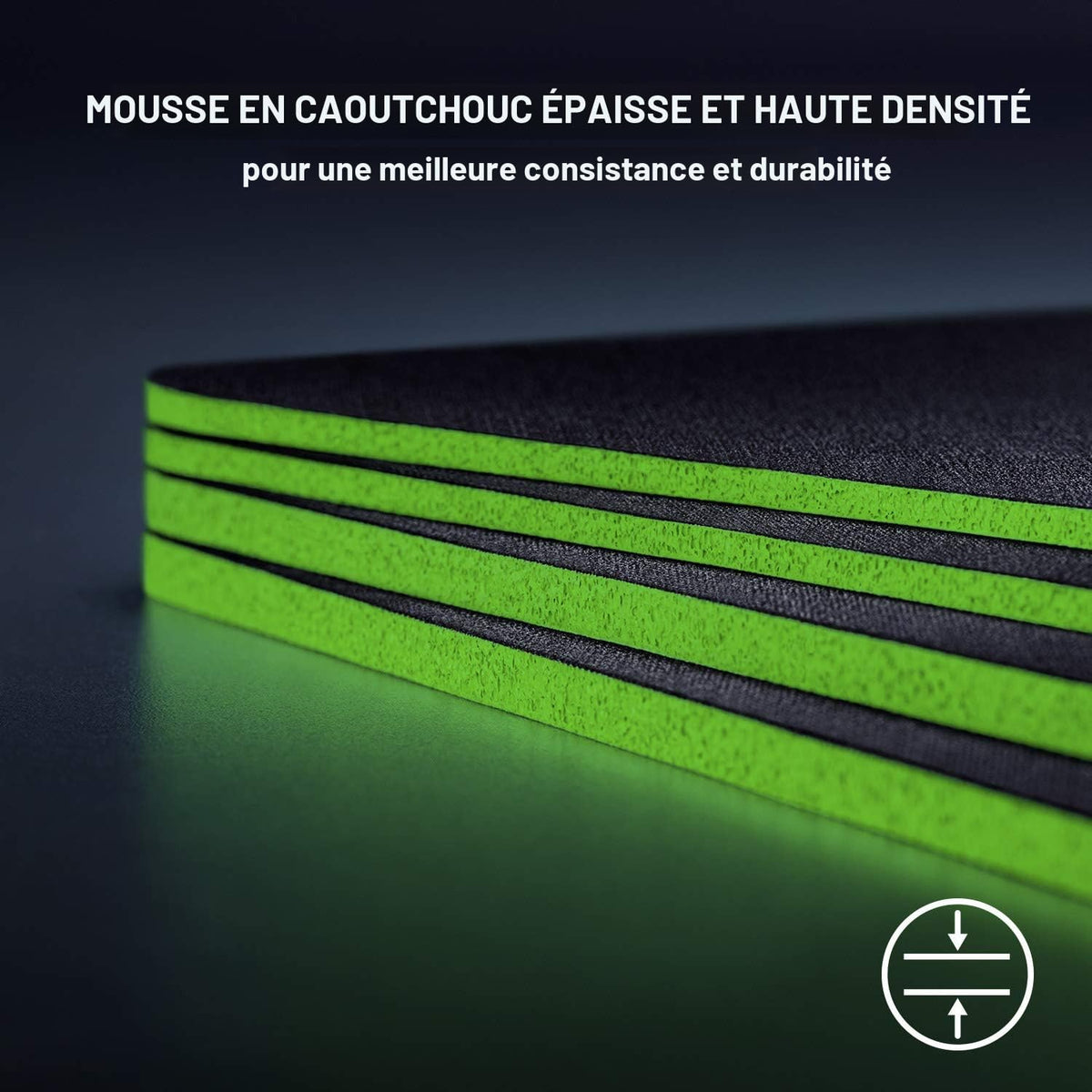 Boîte ouverte - Tapis de souris de jeu Razer Gigantus V2 Large – Surface en tissu micro-texturé – 450 × 400 mm