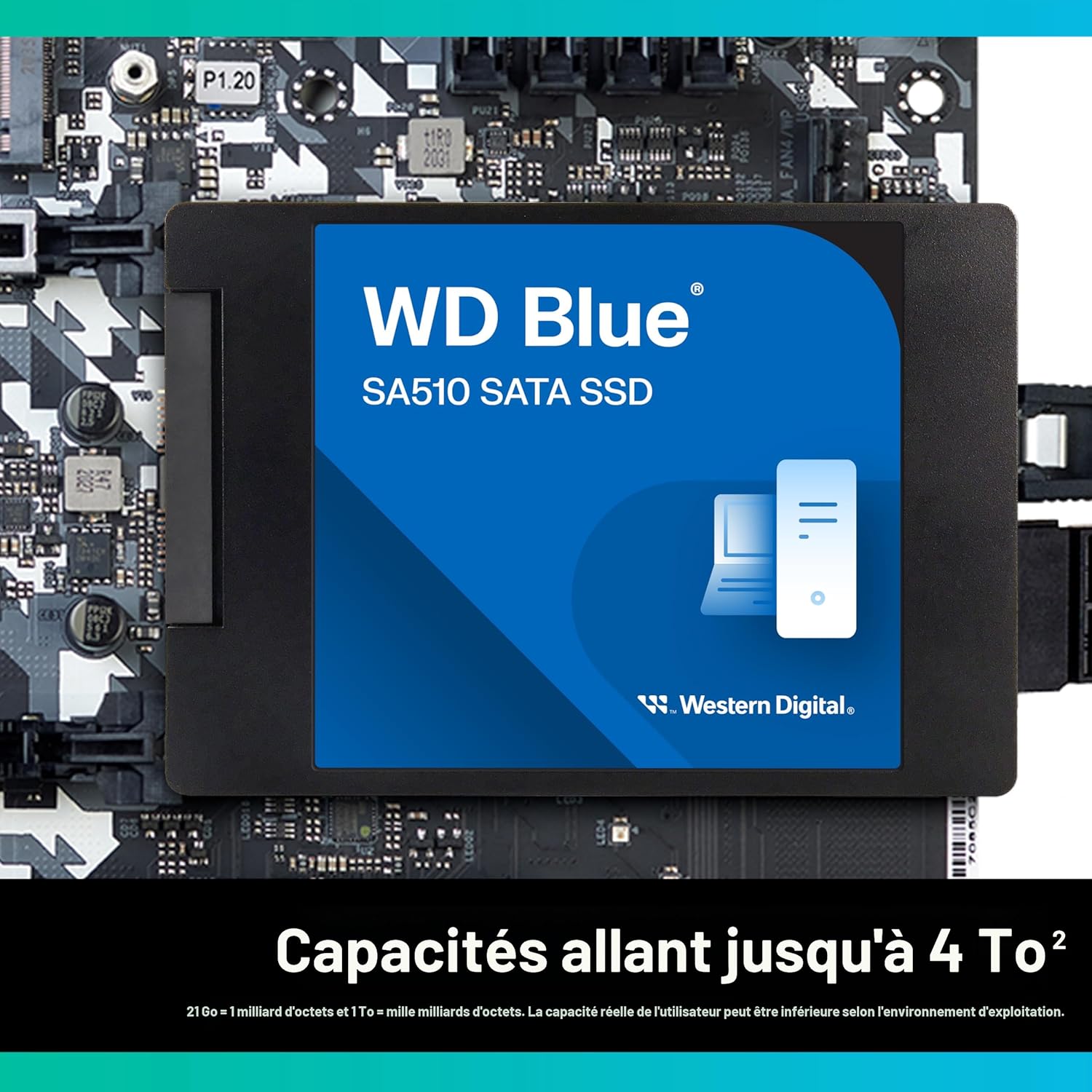 WD Blue SA510 1TB SATA III 2.5" SSD – Up to 560 MB/s | WDS100T3B0A