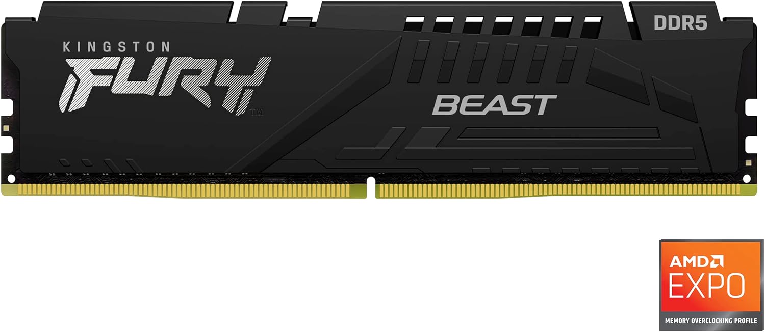 Kingston FURY Beast 16GB DDR5 5600MHz DIMM Desktop Memory
