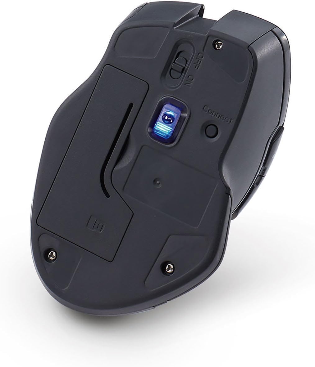 Souris sans fil Verbatim USB-C avec LED bleue – 1600 DPI – Bleu sarcelle foncé