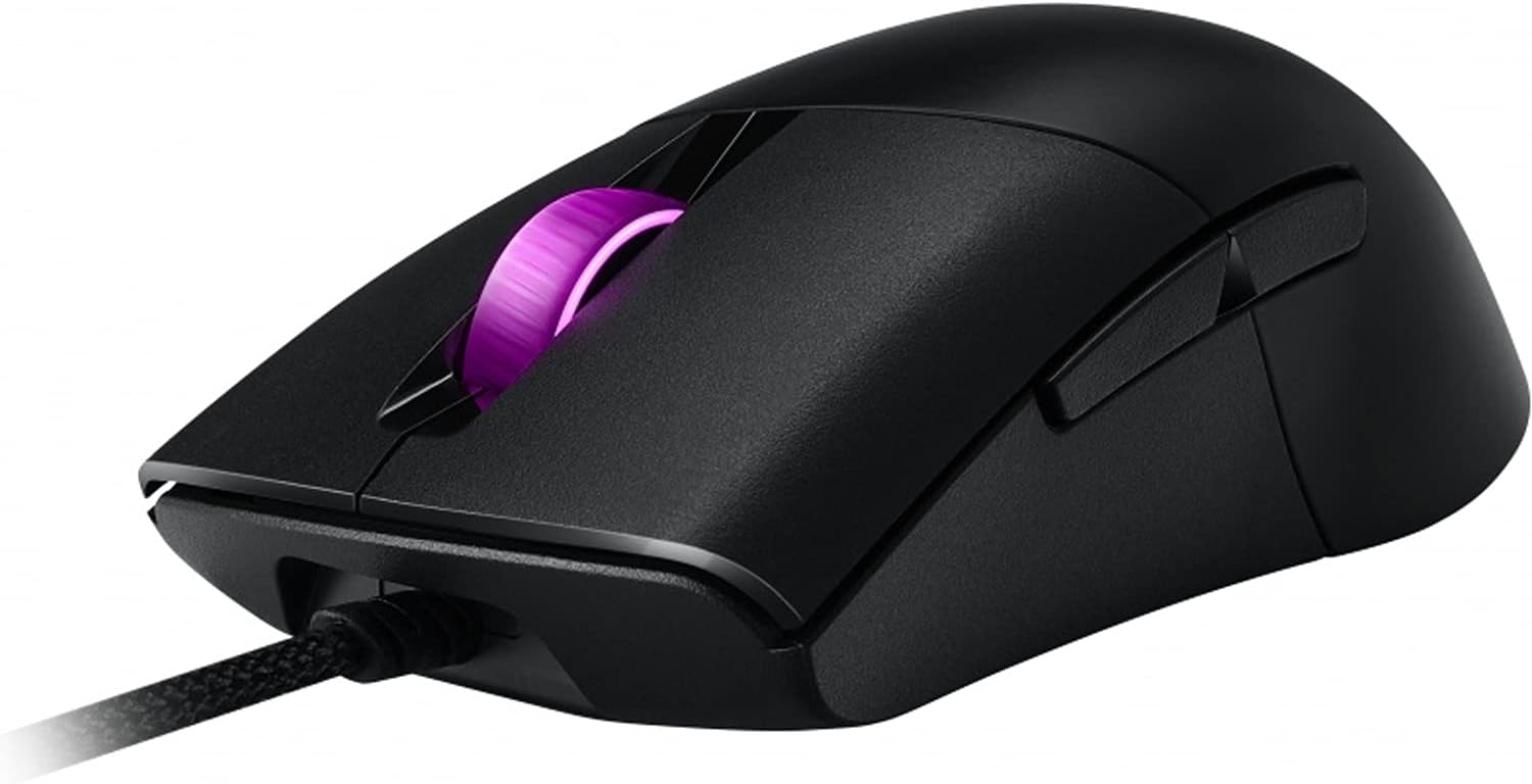 Souris gaming filaire ASUS ROG Keris – Souris gaming RGB ultra-légère – 16 000 PPP – Noir