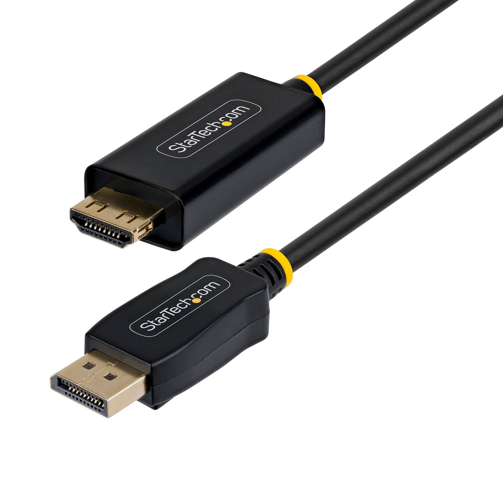 StarTech DisplayPort to HDMI Adapter Cable 4.5m (15 ft) - 4K 60Hz HDR - Locking DisplayPort