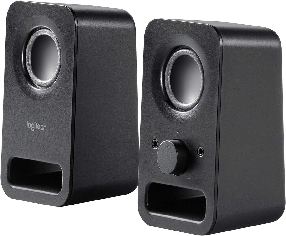 Logitech Z150 Stereo Speakers – 6W Peak Power Desktop Speaker System