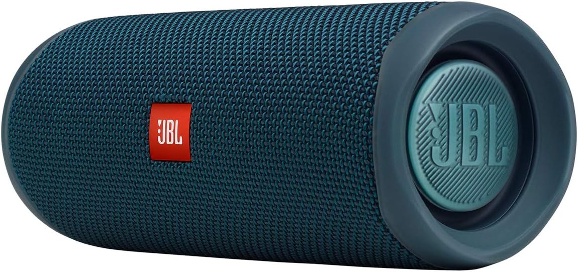 JBL Flip 5 Portable Bluetooth Speaker Blue – Waterproof IPX7, PartyBoost & 12-Hour Battery