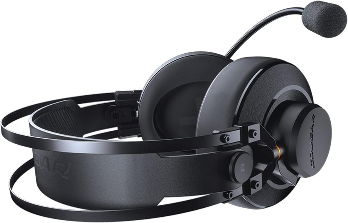 Casque de jeu COUGAR VM410 – Haut-parleurs en graphène de 53 mm, microphone antibruit et connectivité filaire 3,5 mm