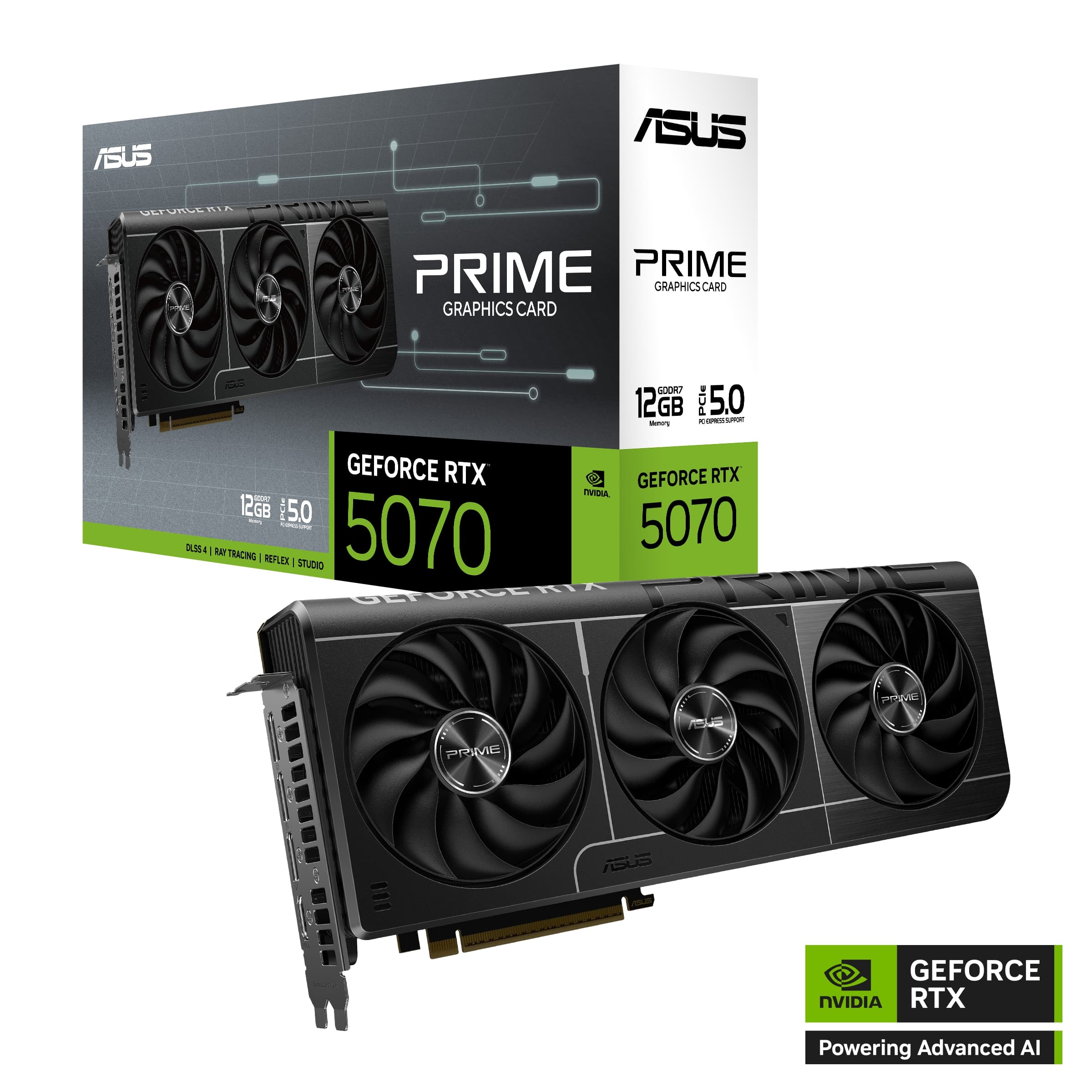 Asus RTX 5070 Prime - 12GB GDDR7 3X