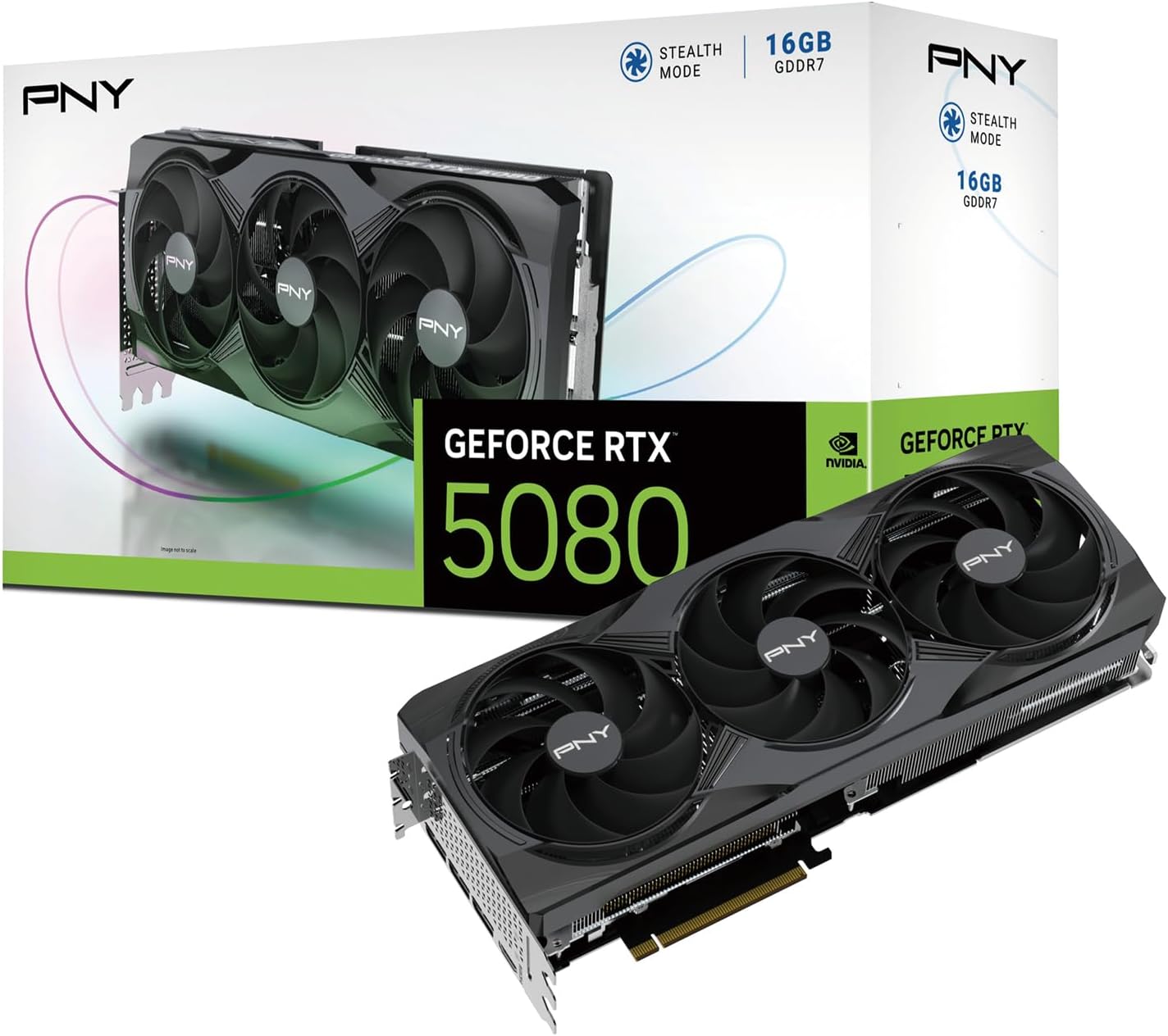 PNY Graphics Card GeForce RTX 5080 16GB 256-Bit GDDR7 DLSS 4.0 PCI Express 5.0 x16 VCG508016TFXPB1