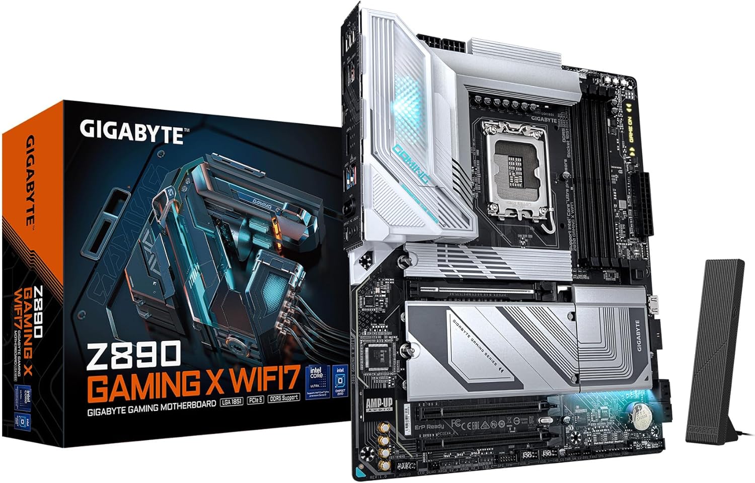 GIGABYTE Z890 LGA1851 ATX Motherboard - DDR5, PCIe 5.0, USB4, Wi-Fi 7