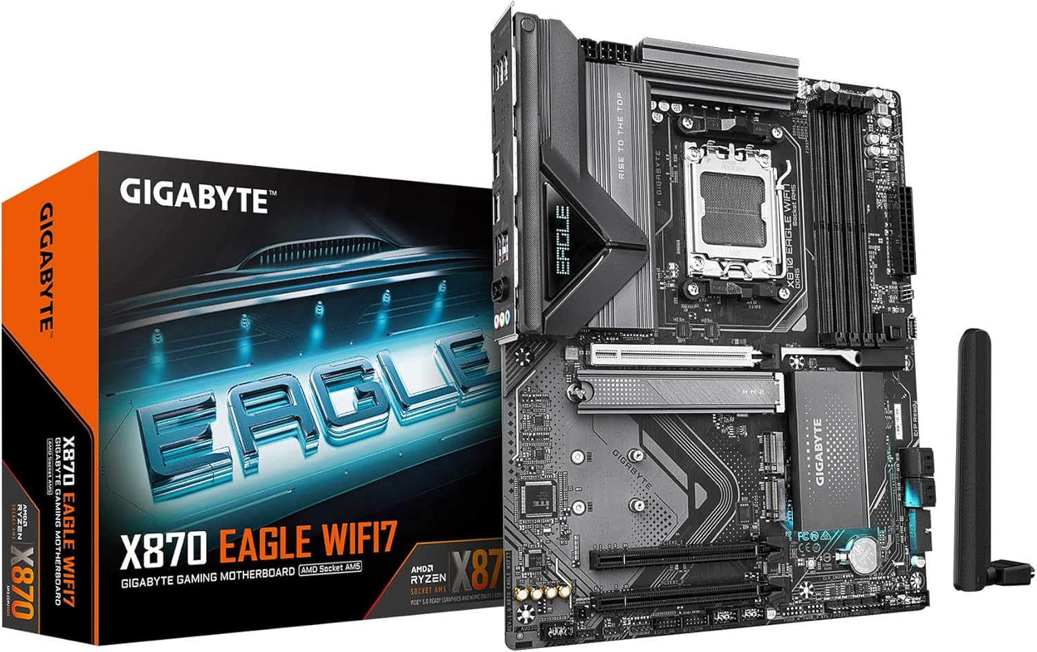 GIGABYTE X870 AM5 ATX Motherboard - DDR5, PCIe 5.0, USB4, Wi-Fi 7, 2.5GbE