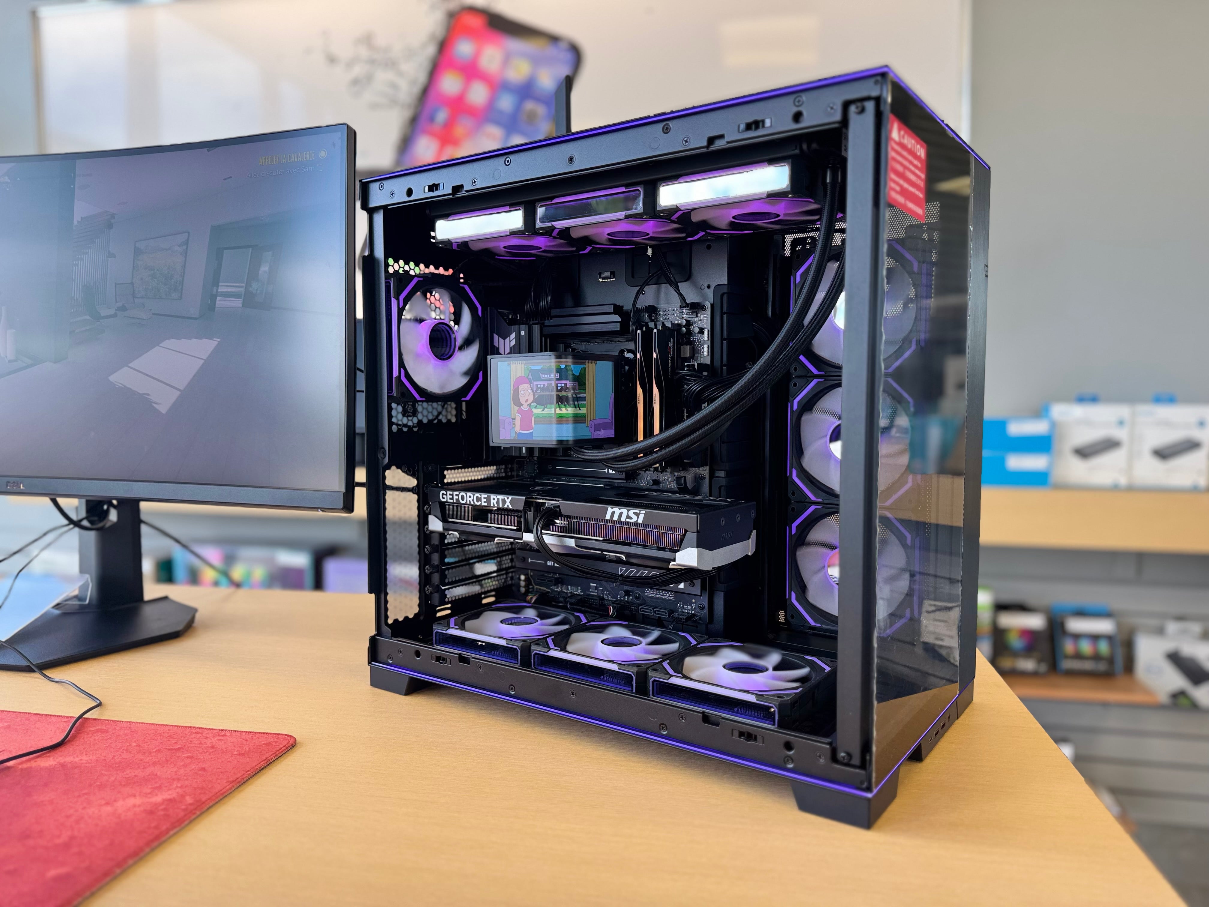 Custom Gaming PC - Ryzen 7 9800X3D | RTX 5080 16GB (MSI Ventus 3X), 32GB DDR5 6000 (G.Skill Trident Z5 RGB), 1TB NVMe (WD Black), TRYX AIO ARGB with Curved AMOLED 6.5" Screen
