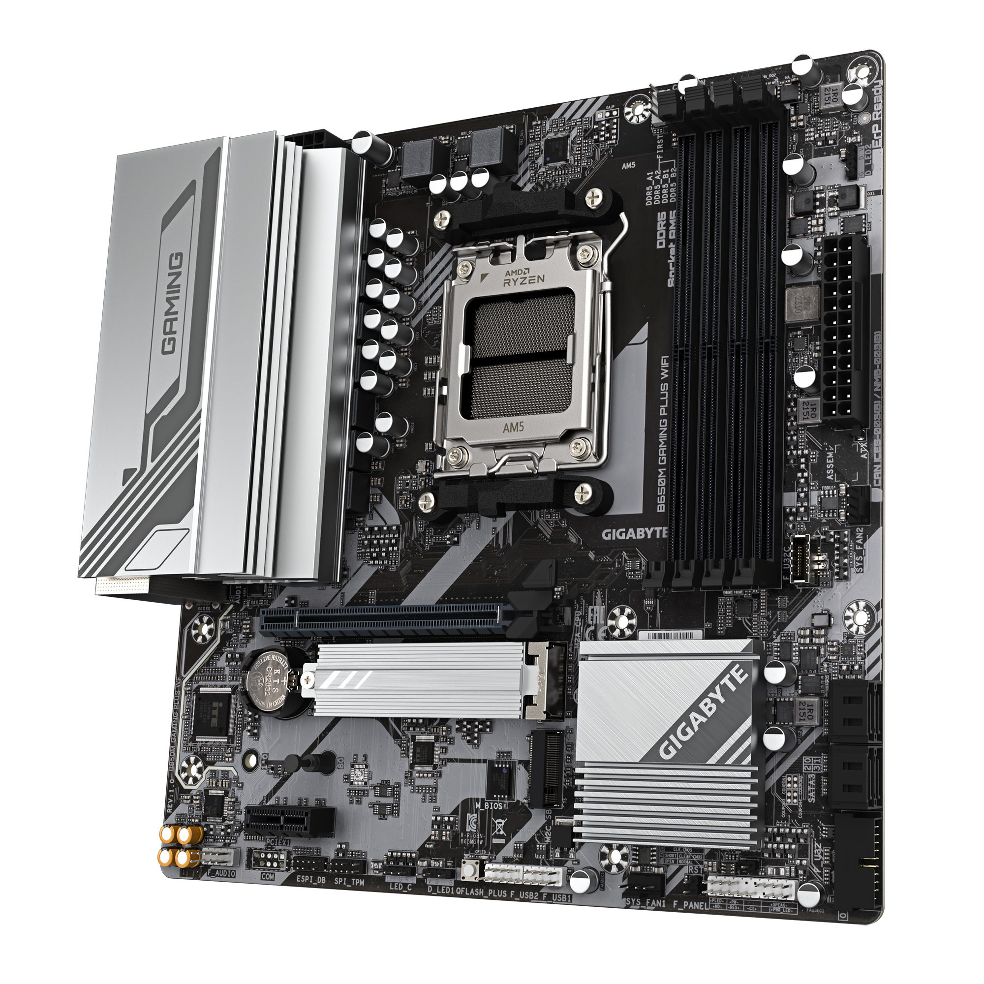 GIGABYTE B650 AM5 DDR5 Micro-ATX Motherboard - Wi-Fi 6E, PCIe 4.0, 2.5GbE LAN