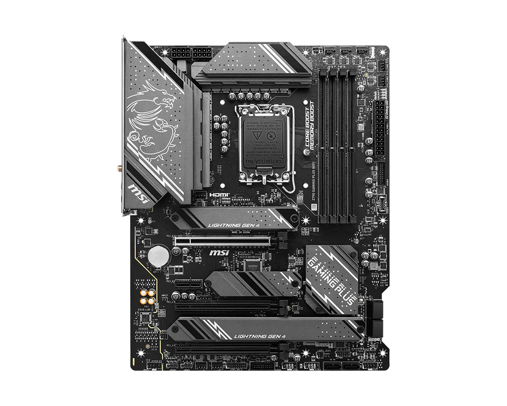 MSI Z790 LGA1700 ATX Motherboard - DDR5, PCIe 5.0, Wi-Fi 6E, 2.5G LAN