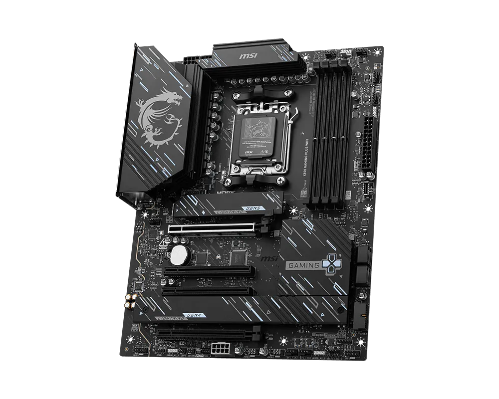 Carte mère MSI X870 AM5 ATX - DDR5, PCIe 5.0, USB4, Wi-Fi 7, LAN 5G
