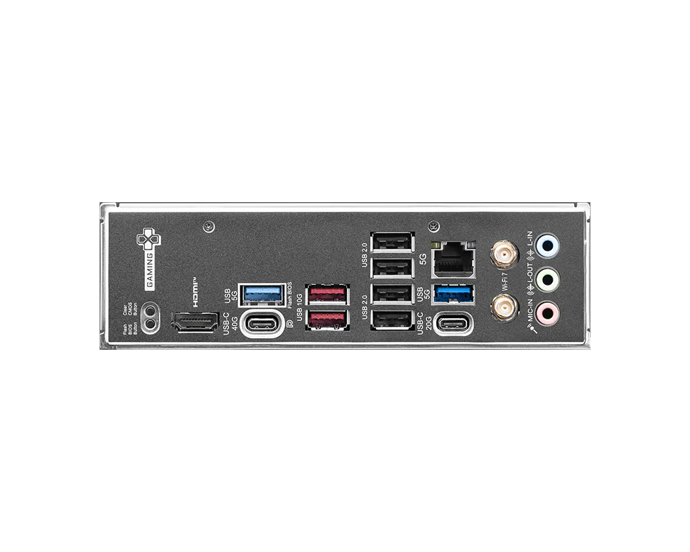 Carte mère MSI X870 AM5 ATX - DDR5, PCIe 5.0, USB4, Wi-Fi 7, LAN 5G