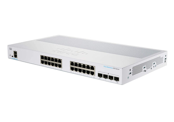 Cisco Business CBS250-24T-4G Smart Switch | 24 Port GE | 4x1G SFP | Limited Lifetime Protection (CBS250-24T-4G) (CBS250-24T-4G-NA)
