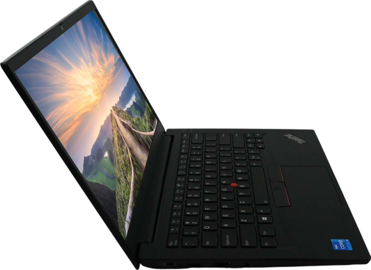 Ordinateur portable professionnel Lenovo ThinkPad E14 Gen 2 reconditionné – Intel Core i5-1135G7 | Écran tactile 14" FHD | 16 Go de RAM | SSD 256 Go | Windows 11 Pro