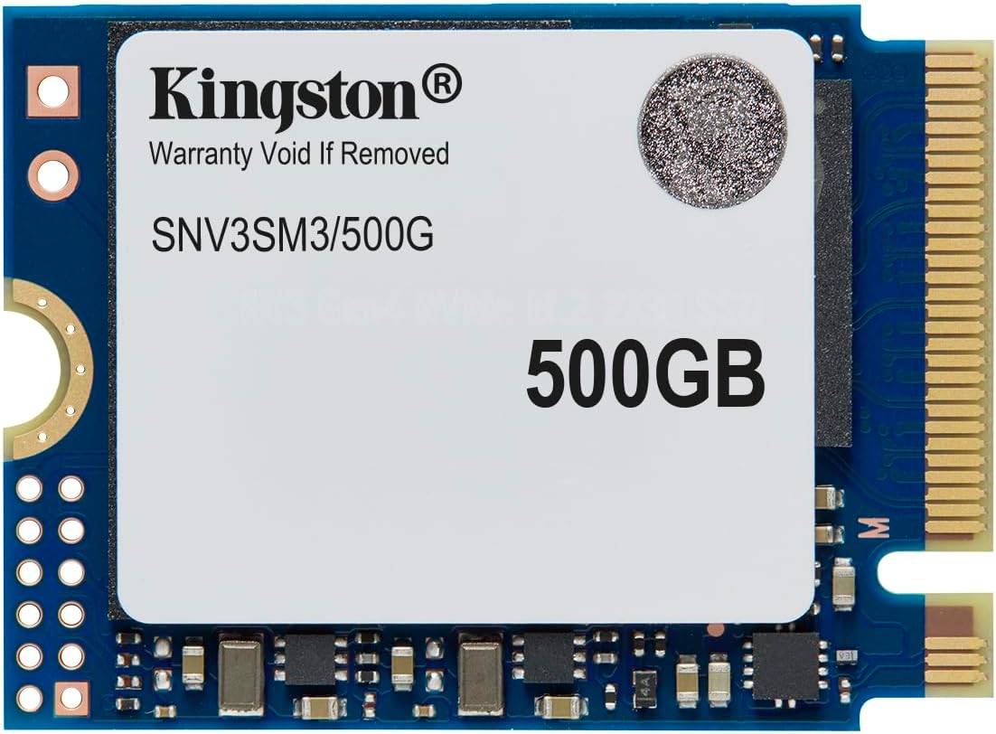 Kingston NV3 500GB PCIe 4.0 NVMe M.2 2230 SSD – Up to 5000 MB/s | SNV3SM3/500G