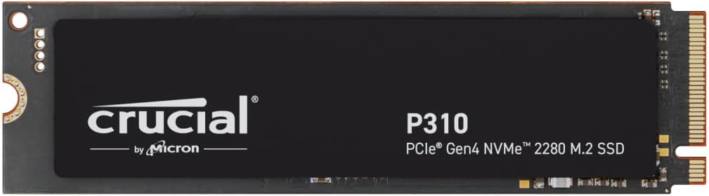 Crucial P310 1TB PCIe 4.0 NVMe M.2 2280 SSD – Up to 7100 MB/s | CT1000P310SSD8