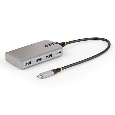 StarTech.com 4-Port USB-C Hub - 10Gbps, 4K 60Hz, 100W Power Delivery | HB31C3A1CDPPD3