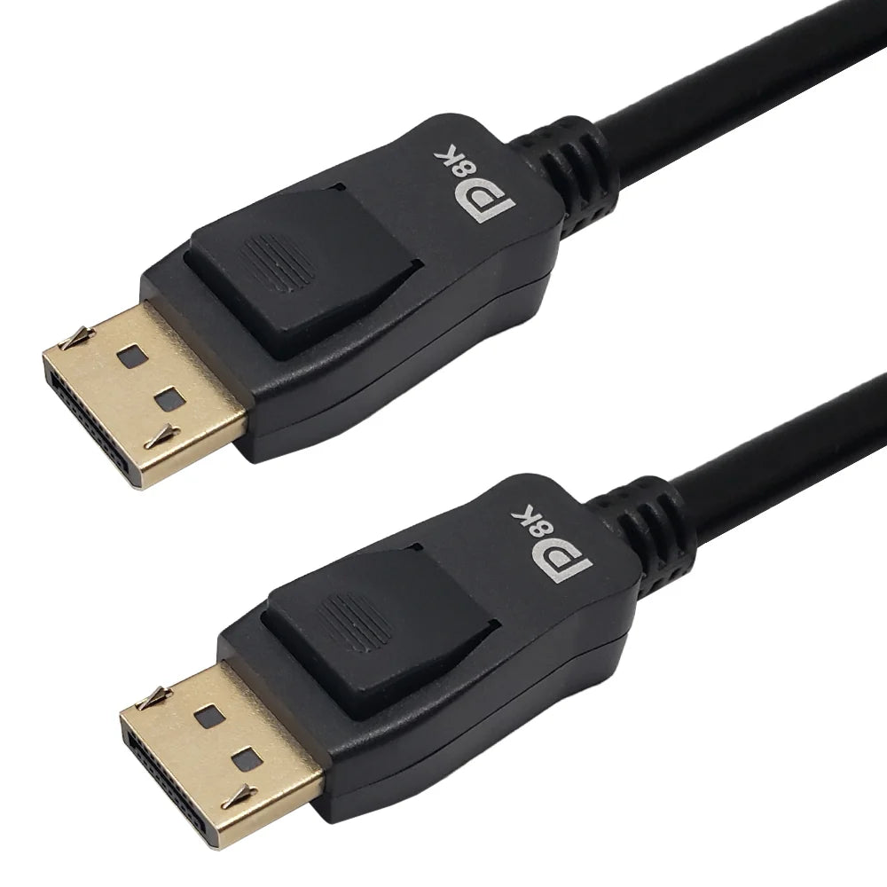 Cables DisplayPort 1.4 Male to Male Cable - 10ft - VESA, HBR3, 8K 60Hz