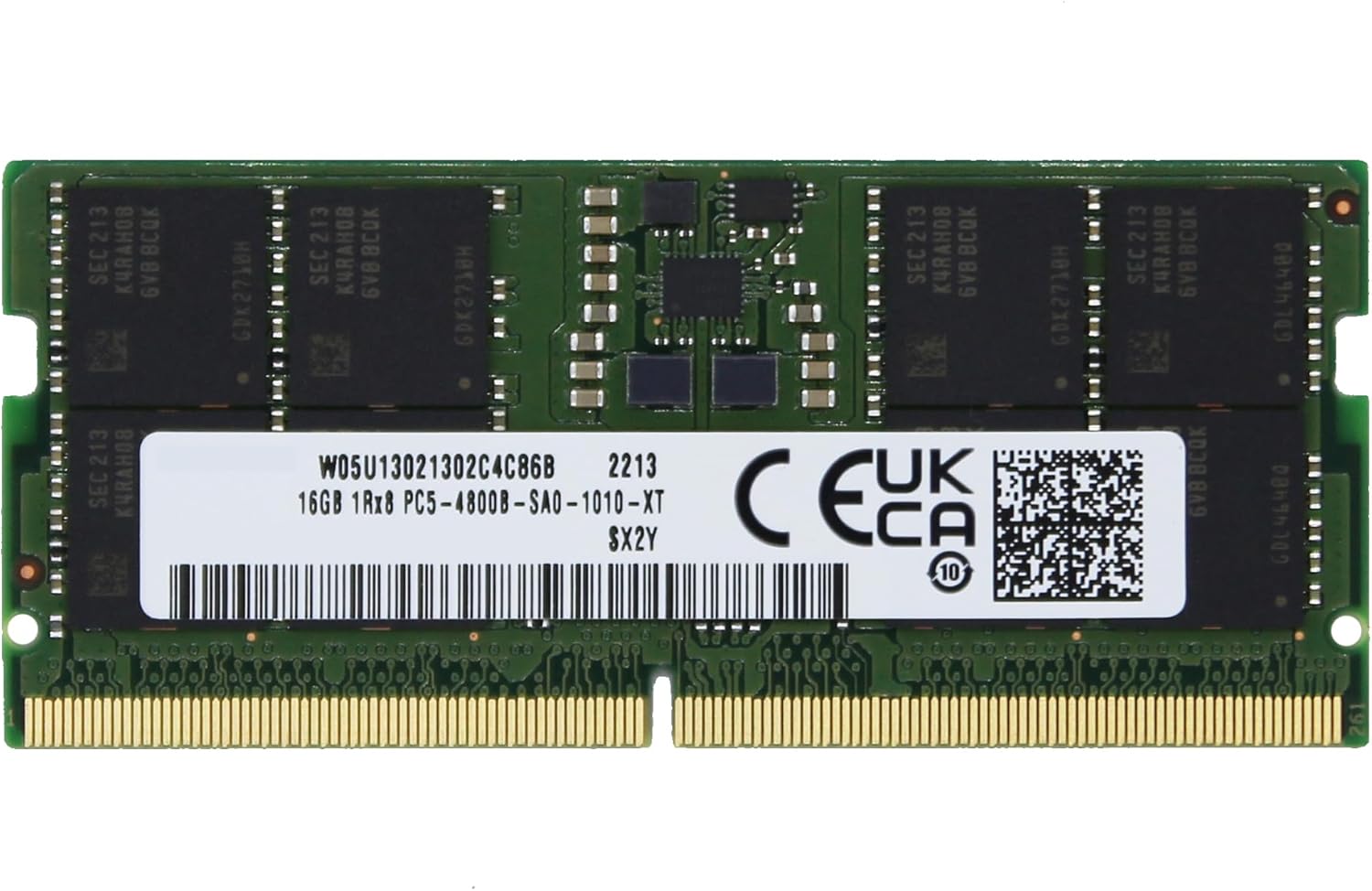 Lenovo 16GB DDR5 4800MHz SO-DIMM CL40 Laptop Memory Module (AM62SE12G64-VP)