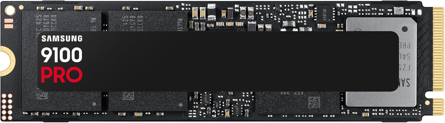 Samsung 9100 PRO 2TB PCIe 5.0 NVMe M.2 SSD – Up to 14,700 MB/s